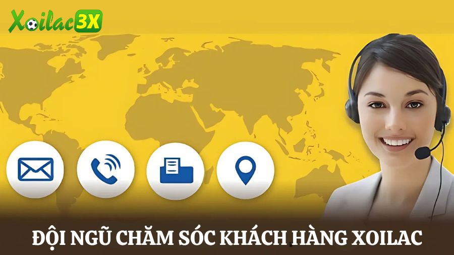 đội ngũ nhân sự Xoilac Đội ngũ chăm sóc khách hàng