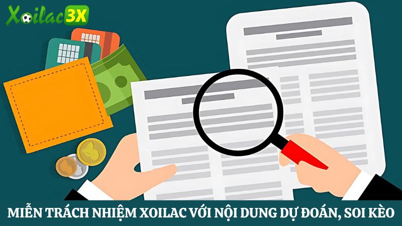 trách nhiệm miễn trừ trách nhiệm Xoilac
